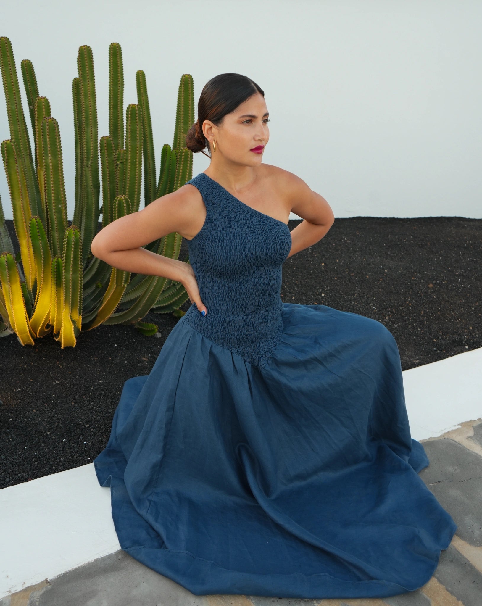 Elegant blue Dress blue
