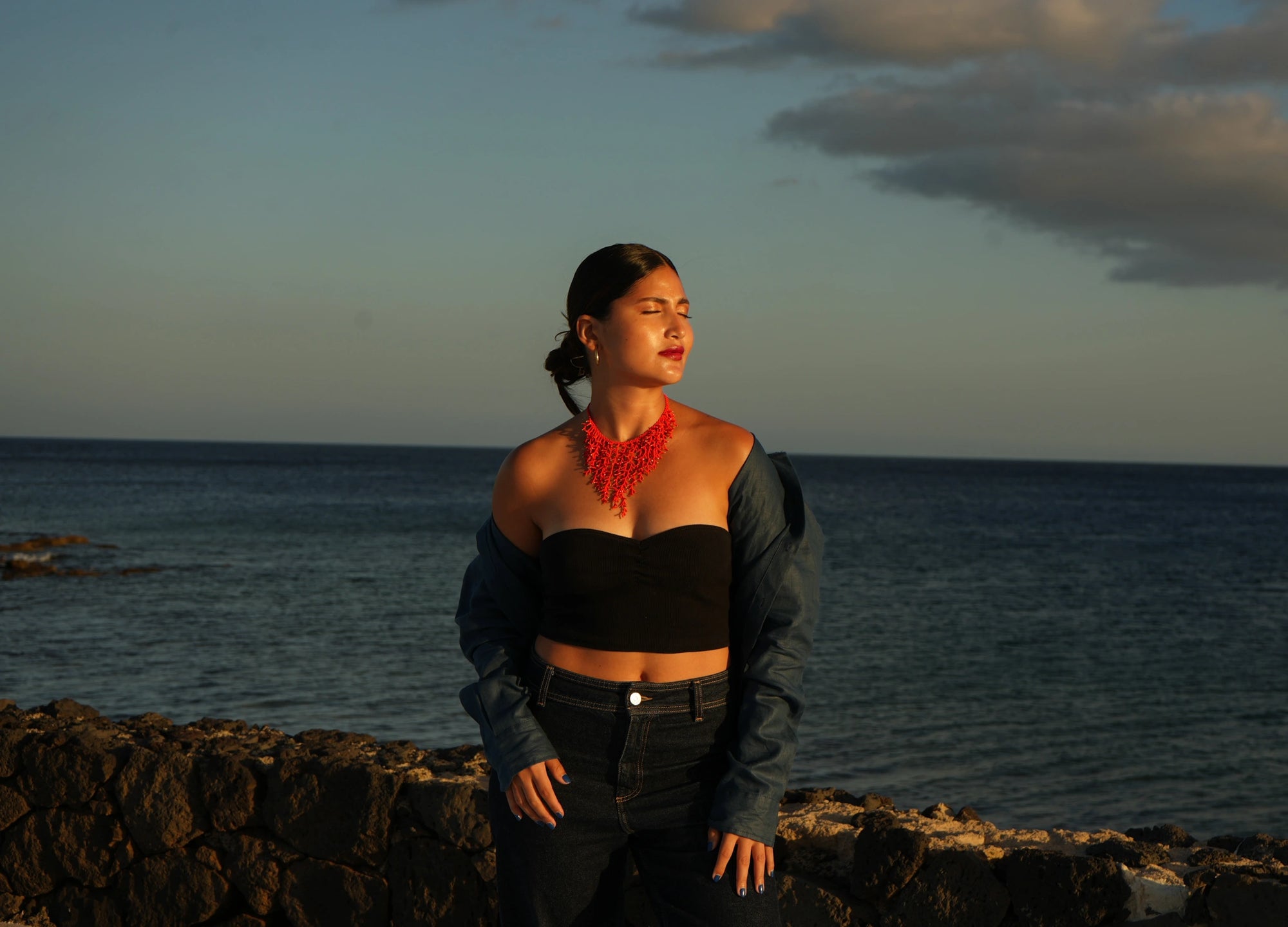 Corals Necklace Red 