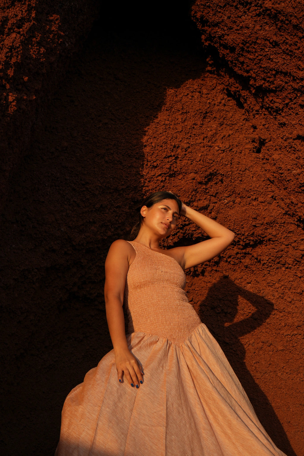 Elegant Dress Terracota