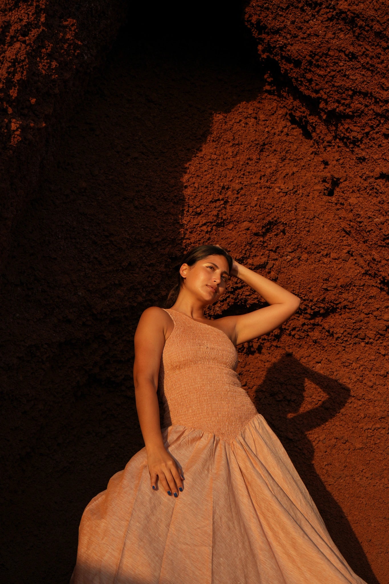 Elegant Dress Terracota