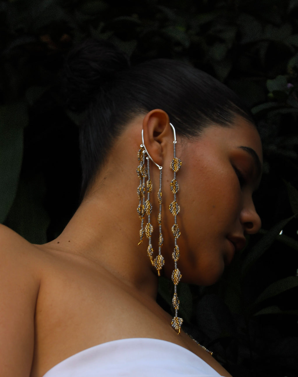 Elegant lianas earrings