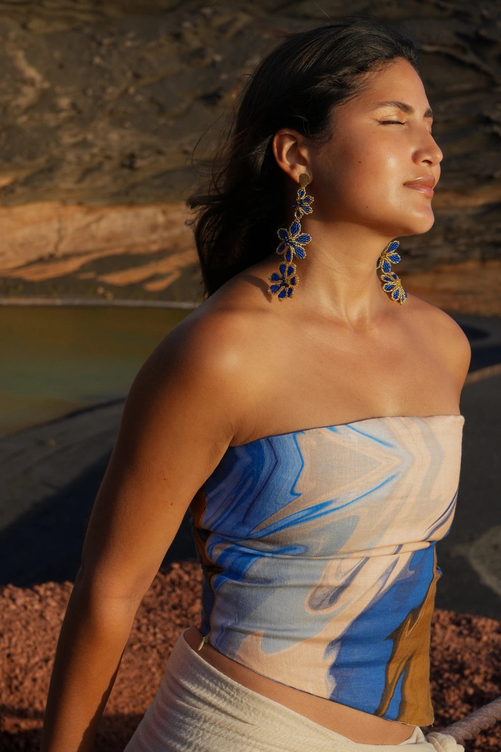 Unique Strapless Top