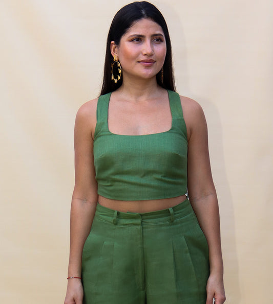 Brisa Crop-Top Olive