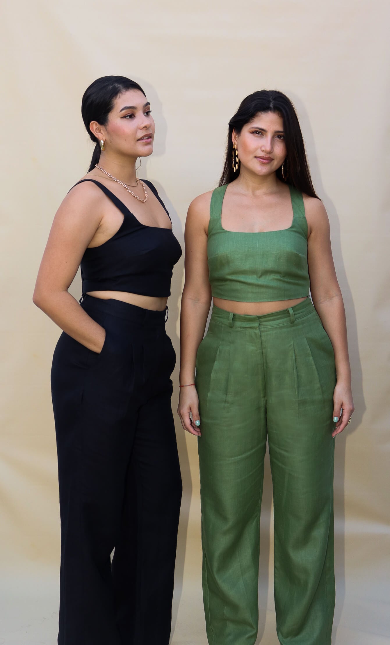 Brisa Crop-Top Olive